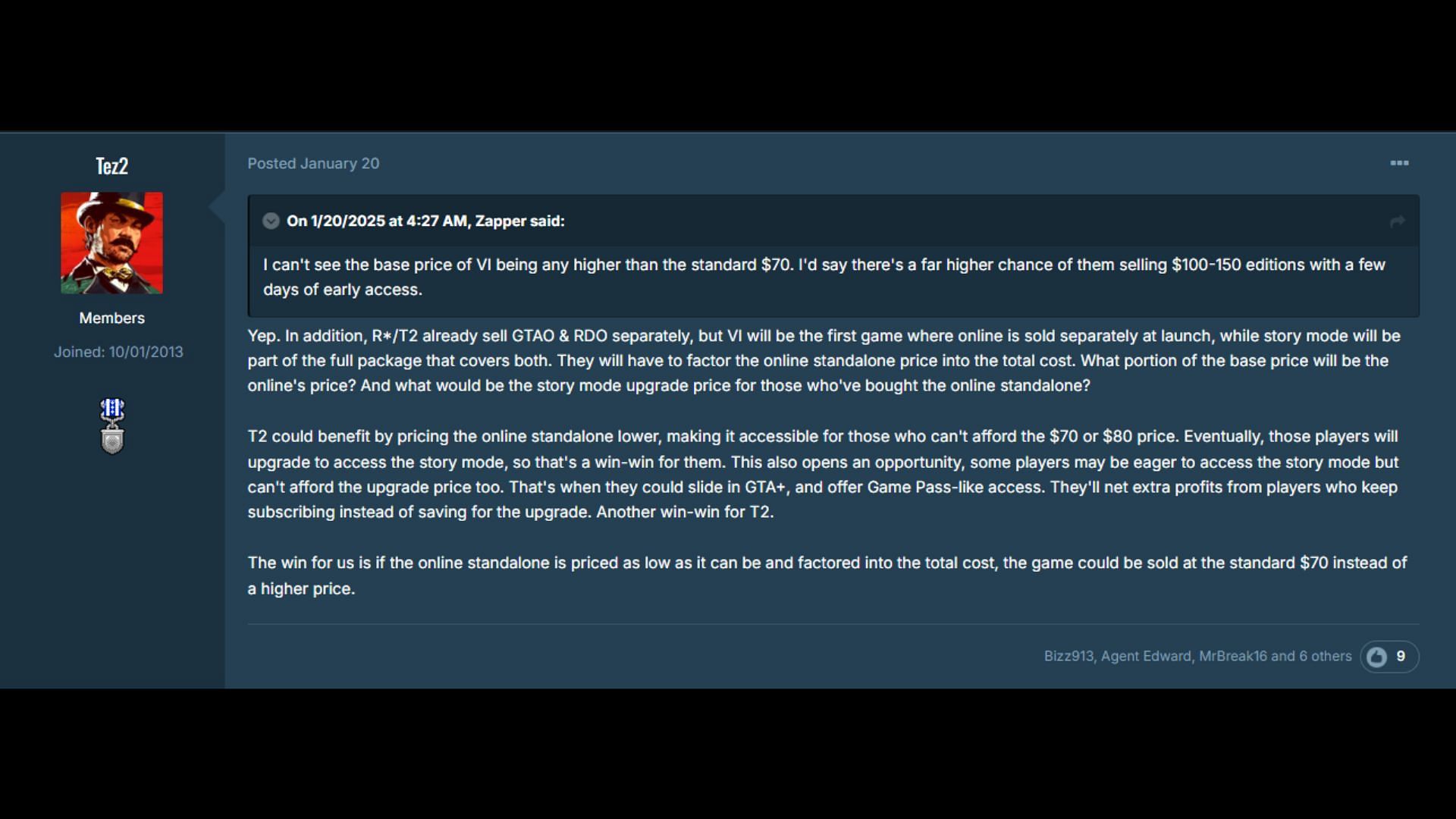 Tez 2 on GTA 6's multiplayer likely bein sold separately (Image via GTAForums)